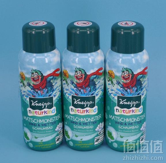 Kneipp 克奈圃 自然儿童泡泡浴 泥浆怪兽 400ml*3瓶装112.11元