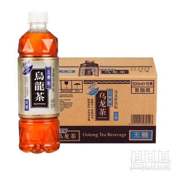 Suntory 三得利 无糖乌龙茶 500ml*15瓶*2箱 ￥6834元/箱