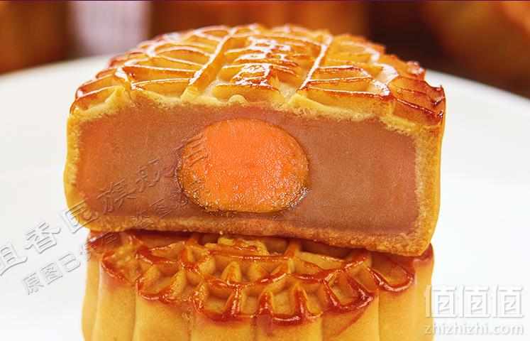 中华老字号 咀香园 莲蓉蛋黄月饼铁盒装 480g34.9元包邮（需领券）
