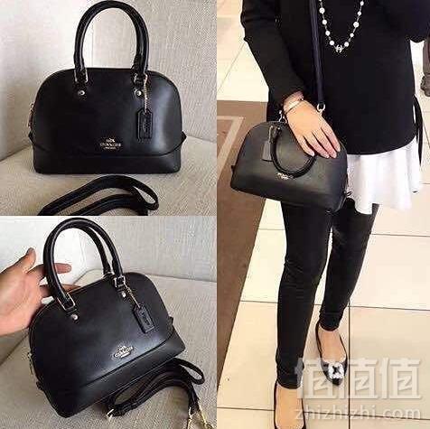 COACH 蔻驰 女士 Signature真皮小号贝壳包 多色779元包邮包税（双重优惠）