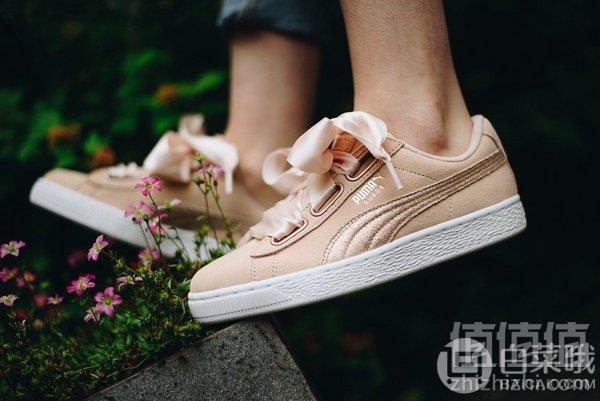 限UK6码，Puma 彪马 Suede Heart  lunalux 女士麂皮运动鞋203.48元