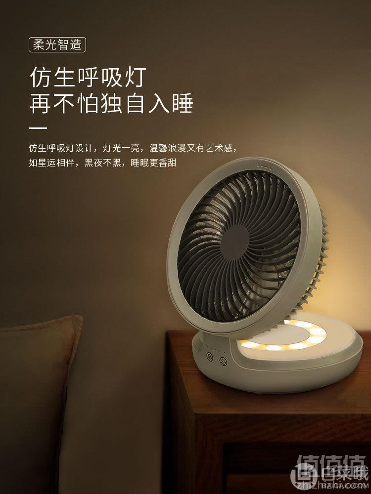 edon 便携可折叠悬浮空气循环扇E808  晒图送手持小风扇99元顺丰包邮（需领券）