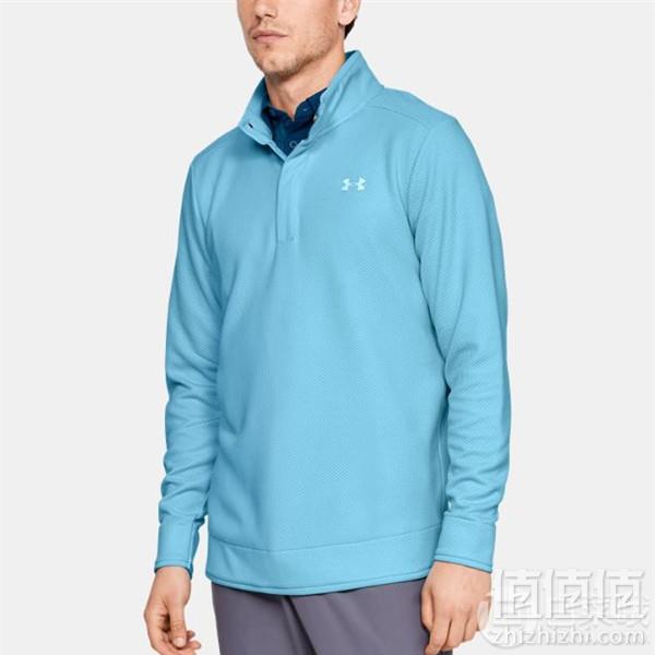 S码，Under Armour 安德码 Woven Sf 男士按扣式套头衫新低90.22元
