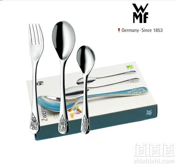 WMF 福腾宝 Zwerge系列 迪士尼 不锈钢餐具 3件套*2件 79元39.5元/套（买1送1）