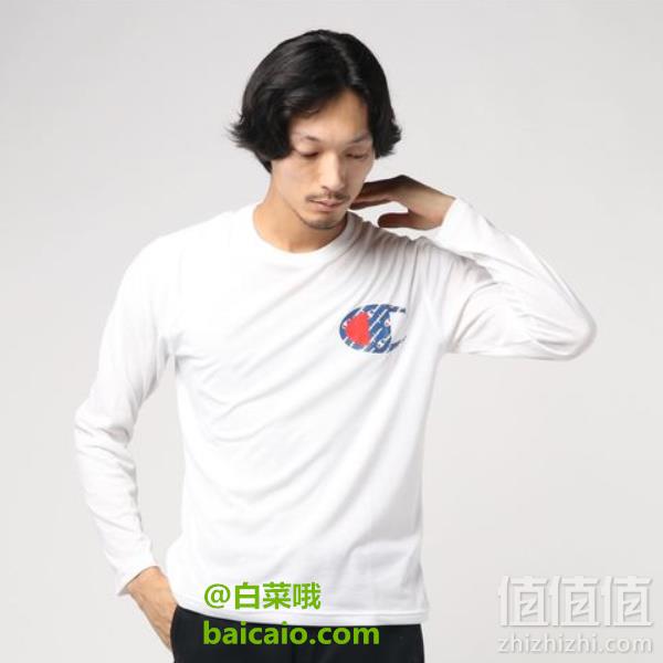 日版 Champion 冠军牌 C3-NS421 男士速干长袖T恤164元起