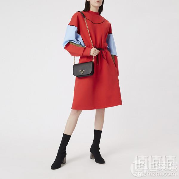 PRADA 普拉达 女士牛皮单肩斜挎包 1BP013 NZV F0002 V COO6200元包邮（需领券，白条6期免息）