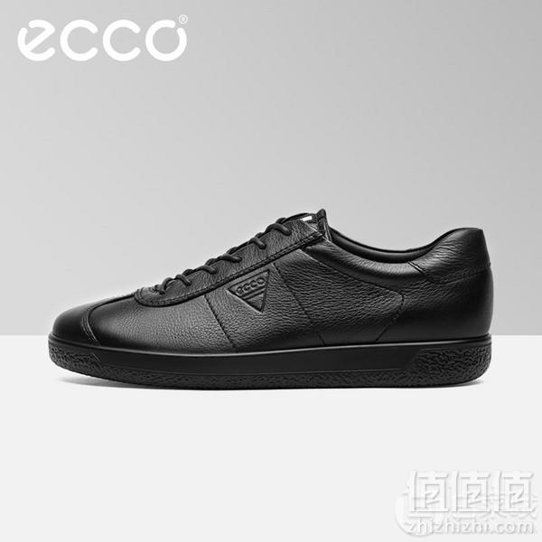 42码， ECCO 爱步 Soft 1 柔酷1号 男士真皮休闲板鞋413.6元（国内1399元）