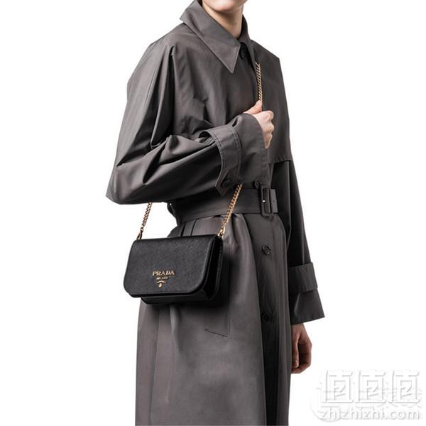 PRADA 普拉达 女士牛皮单肩斜挎包 1BP013 NZV F0002 V COO6200元包邮（需领券，白条6期免息）