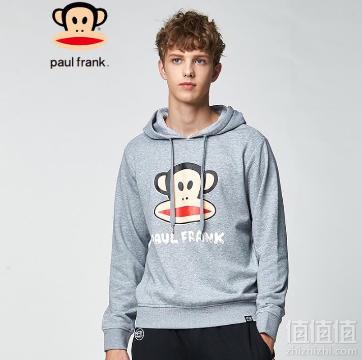 Paul Frank 大嘴猴 情侣连帽休闲卫衣 多色89元包邮（需用优惠券）