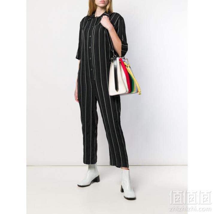 JW Anderson 女士抽绳彩虹条纹水桶包免费直邮到手约2889.64元