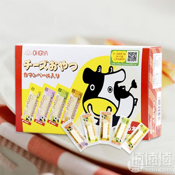 旗舰店出品，日本扇屋 DHA鳕鱼奶酪芝士条 48条78元包邮（需领券）