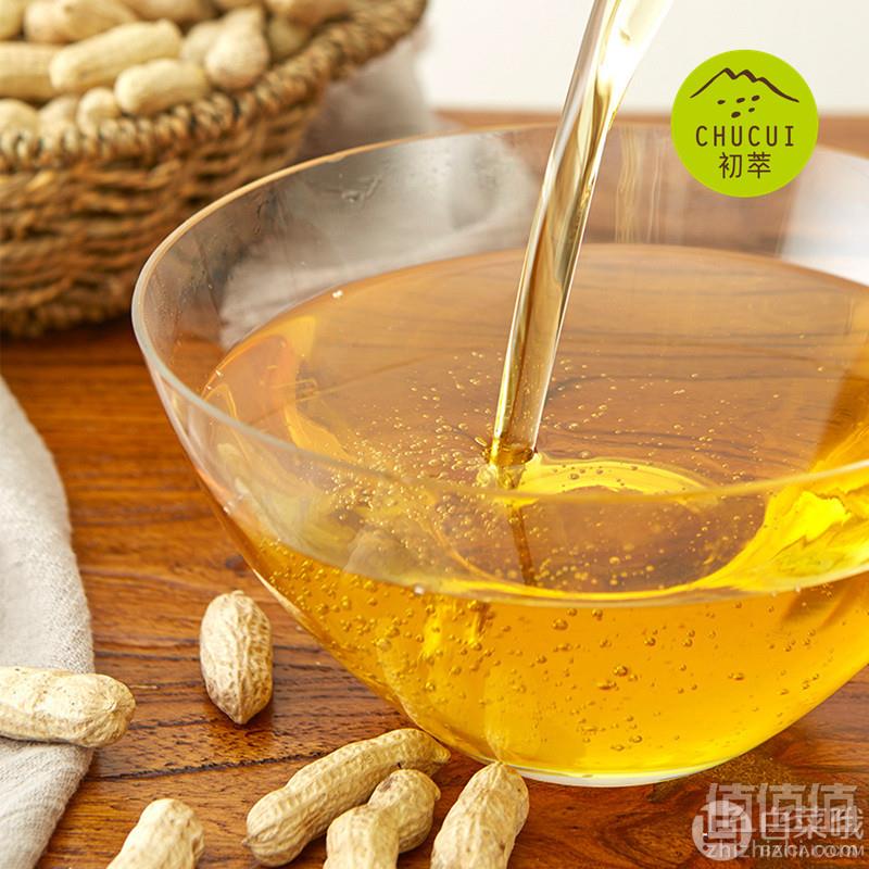 90天新油，中粮初萃 物理压榨 一级浓香花生油 5L94.9元包邮（需领券）