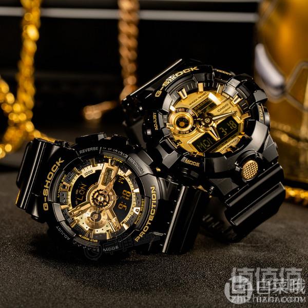 Casio 卡西欧 男式防水运动石英手表 GA-710GB-1AER625.96元