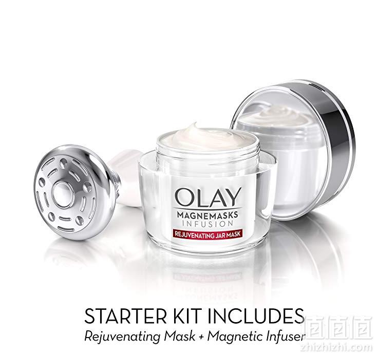 OLAY 玉兰油 焕采紧致沁透睡眠面膜+磁力沁透仪小哑铃套装新低198.04元