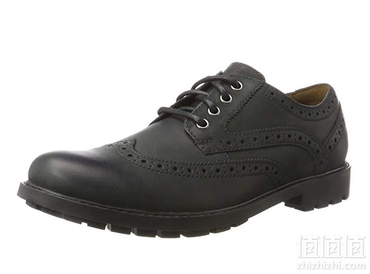限UK7码，Clarks 其乐 男士Curington Wing雕花正装皮鞋新低224.81元