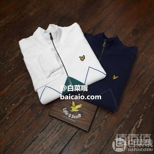 限M码，Lyle & Scott 苏格兰金鹰 Argyle 男士纯棉微绒夹克新低181.32元
