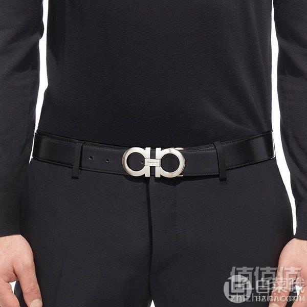 官网￥3600，Salvatore Ferragamo 菲拉格慕 男士双面牛皮腰带 6755421899元包邮