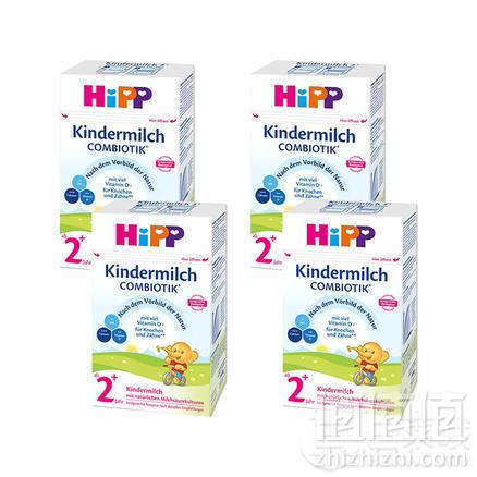 德国进口，Hipp 喜宝 有机益生菌奶粉2+段 2岁以上 600克*4盒362.32元含税包邮