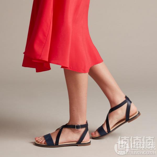 Clarks 其乐 Bay Rosie 女式踝带凉鞋299.63元起