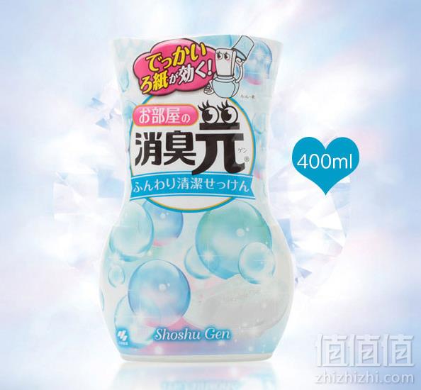 KOBAYASHI 小林制药 室内空气清新 除味消臭剂 400ml *5件 76元15.2元/件（双重优惠）