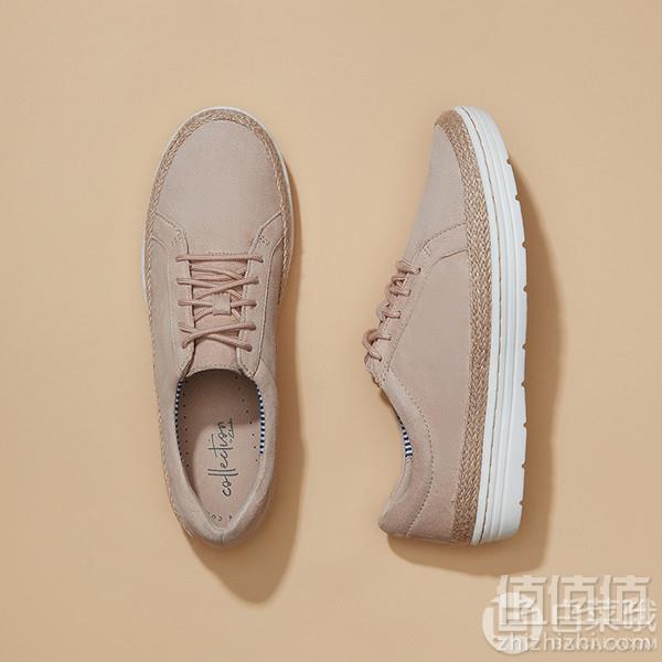 19新款，5码，Clarks 其乐 Marie Mist 女款系带休闲单鞋177.26元