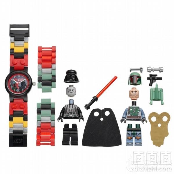 LEGO 乐高 星战系列 达斯维达&波巴菲特 儿童手表套装8020813 带2个公仔新低95元