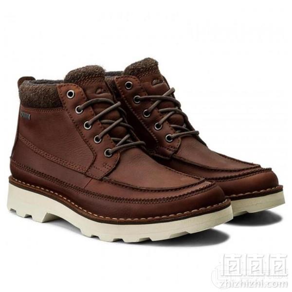 44.5码，Clarks 其乐 Korik Rise 男士GTX防水真皮短靴新低296.12元