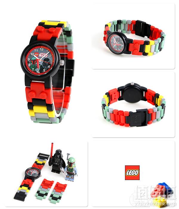 LEGO 乐高 星战系列 达斯维达&波巴菲特 儿童手表套装8020813 带2个公仔新低95元