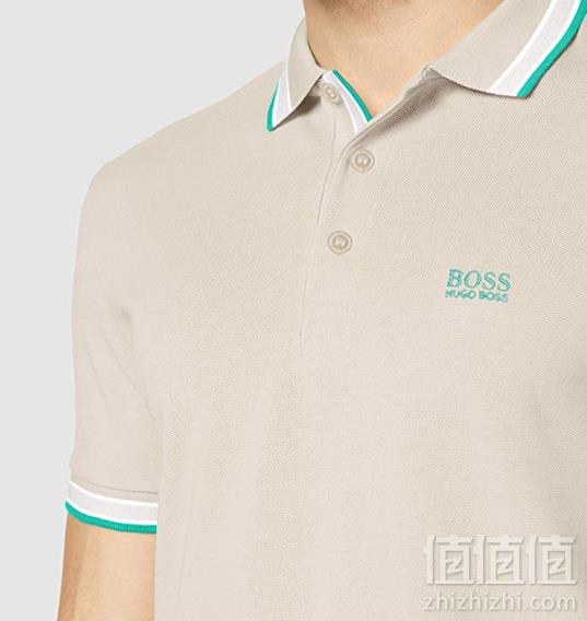 限尺码，BOSS Green 雨果博斯 Paddy 男士纯棉双色锁边Polo衫277元