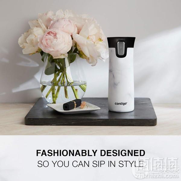 Contigo 康迪克 Couture 单手开启 双层不锈钢保温杯400mL105.75元