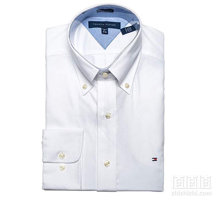 Tommy Hilfiger 汤米·希尔费格 男士修身长袖扣角领衬衫 2色新低262.42元