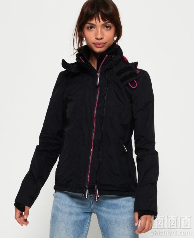 多码，Superdry 极度干燥 TECH 女士连帽防水夹克396.2元