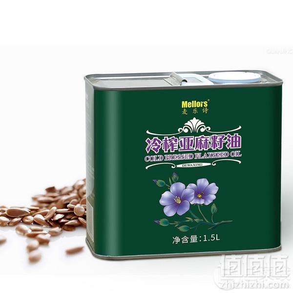 麦乐诗 一级冷榨亚麻籽油 1.5L66元包邮（需领券）