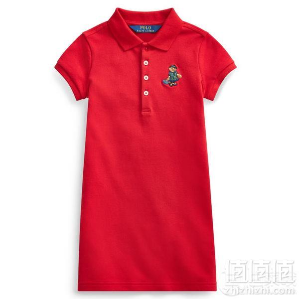 Ralph Lauren 拉夫劳伦 Tartan Bear 女大童POLO连衣裙 Straight fit .99到手约180元