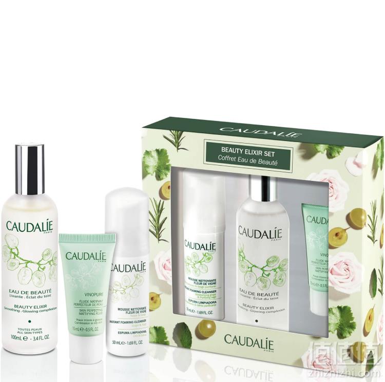 Caudalie 欧缇丽 皇后水三件套装（皇后水100ml+洁面泡沫50ml+面膜15ml）208.93元含税包邮