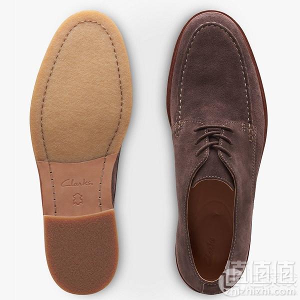 2色多码，Clarks 其乐 Clarkdale Apron 男士真皮系带休闲鞋303.74元