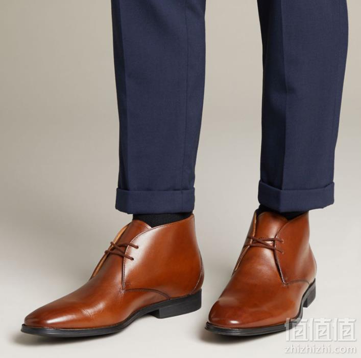 多码，Clarks 其乐 Gilman Mid 男士中帮皮鞋305.92元