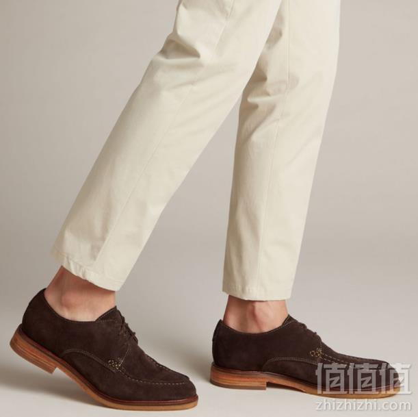 2色多码，Clarks 其乐 Clarkdale Apron 男士真皮系带休闲鞋303.74元