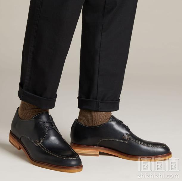 2色多码，Clarks 其乐 Clarkdale Apron 男士真皮系带休闲鞋303.74元