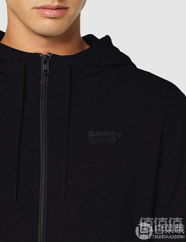 限L码，Superdry 极度干燥 Core Sport Ziphood 男士连帽衫外套299.36元