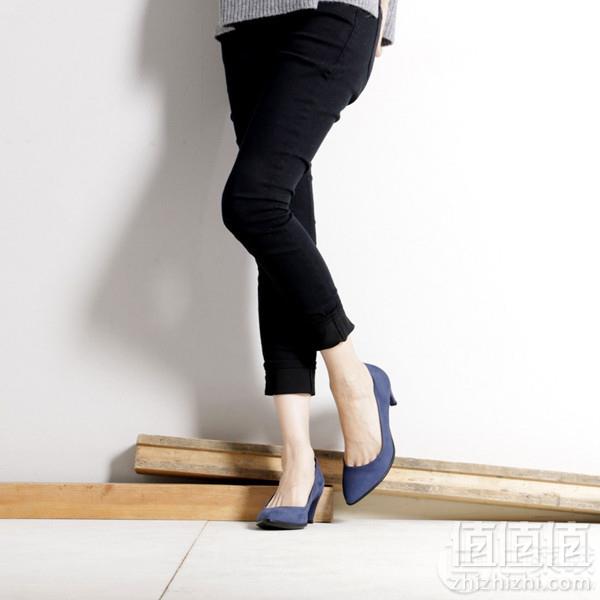 38码，ECCO 爱步 Shape 45型塑系列 女士真皮单鞋433元