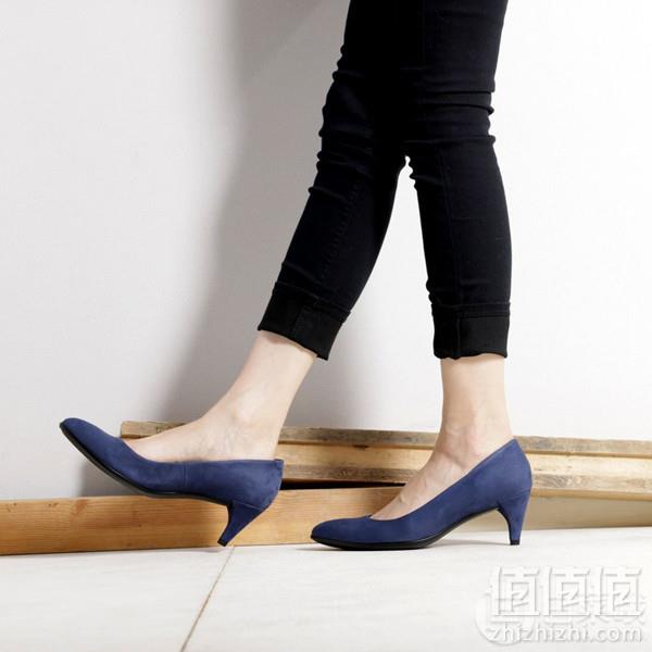 38码，ECCO 爱步 Shape 45型塑系列 女士真皮单鞋433元