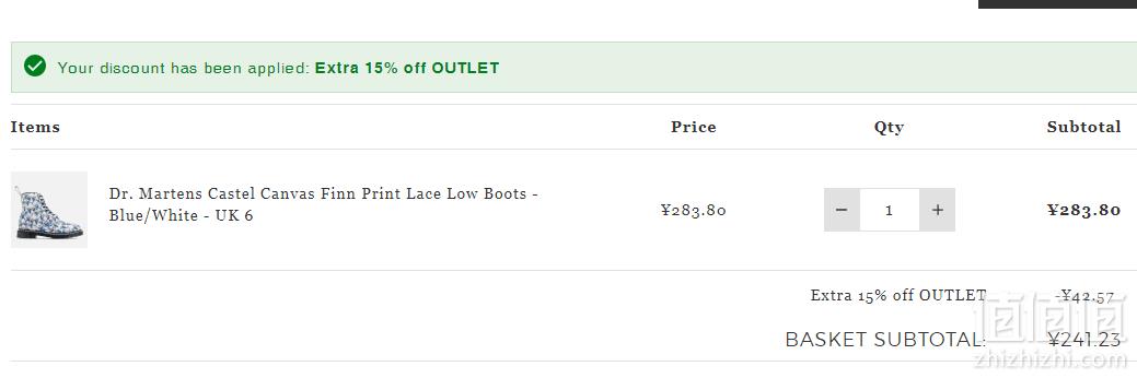 大码福利，Dr. Martens 探险活宝联名款 卡通印花马丁靴凑单直邮到手约241.23元