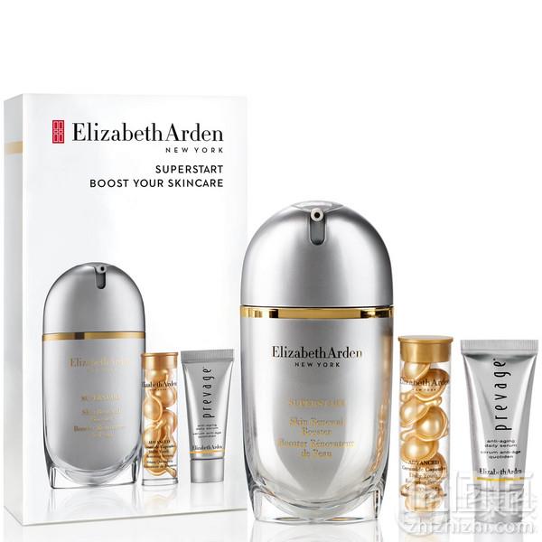 Elizabeth Arden 伊丽莎白·雅顿 Superstart套装 小银蛋精华30ml+橘灿精华5ml+金胶7粒凑单直邮到手303.61元（需用码）