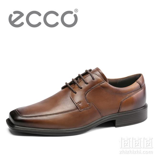 19新款，Ecco 爱步 Minneapolis 明斯 男士方头牛皮系带牛津鞋540.86元（国内1799元）