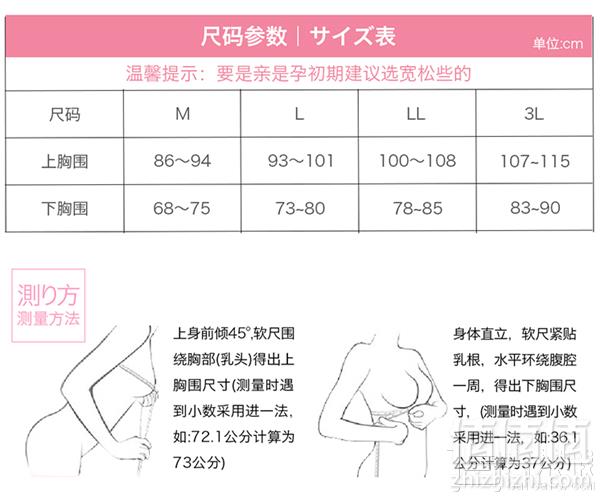 国内￥347，日本犬印本铺 前开扣式防下垂孕妇文胸 BR1569107元起