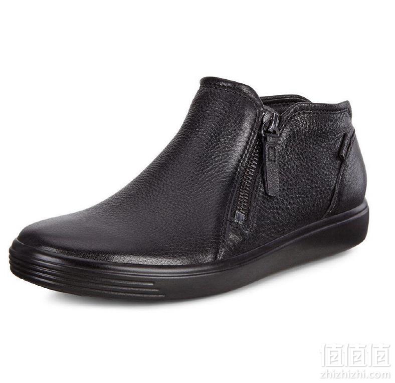 限36码，Ecco 爱步 Soft 7 柔酷7号 女士牛皮侧拉链短靴477.22元