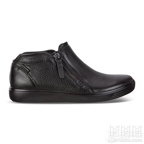 限36码，Ecco 爱步 Soft 7 柔酷7号 女士牛皮侧拉链短靴477.22元