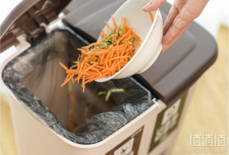 禧天龙 家用干湿分离分类垃圾桶塑料双桶 赠垃圾袋57元包邮（需领券）