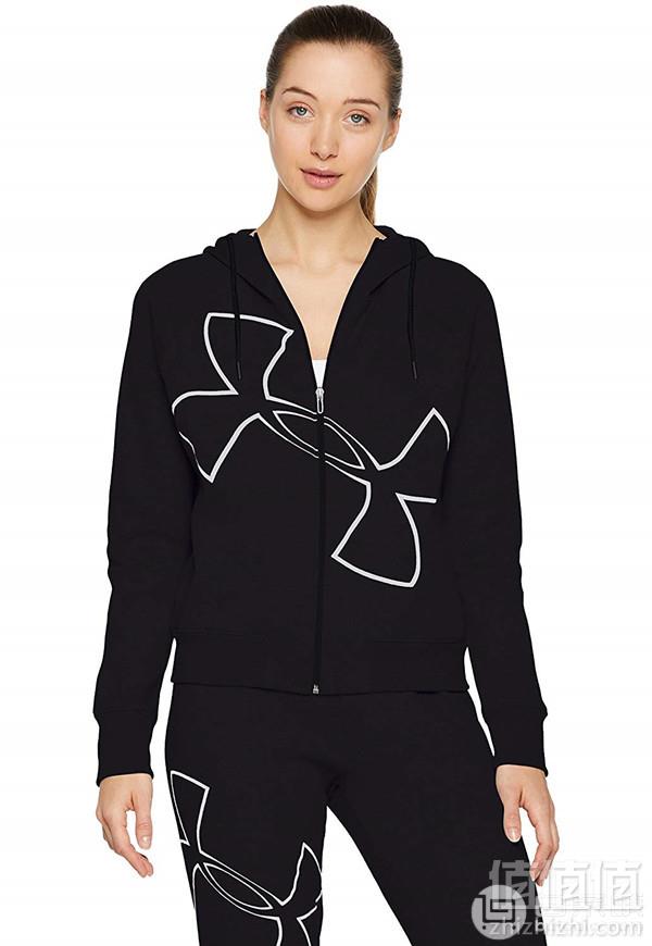 限S码，Under Armour 安德玛 Good Europe FZ 女士抓绒连帽保暖夹克新低166.15元
